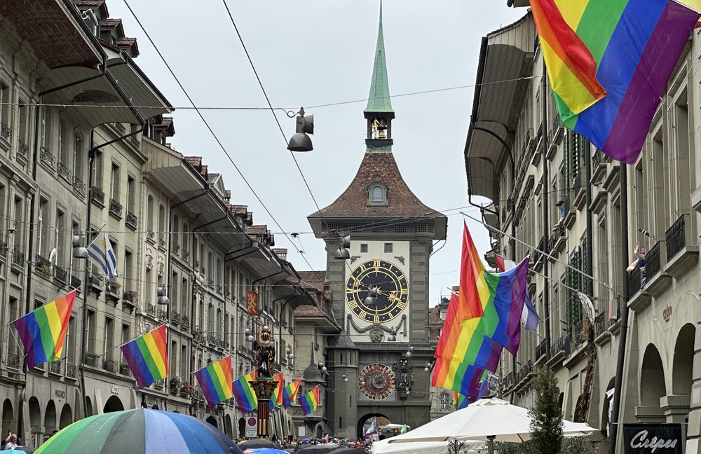 5 Kilometer queere Sichtbarkeit - die Route der BernPride 2026