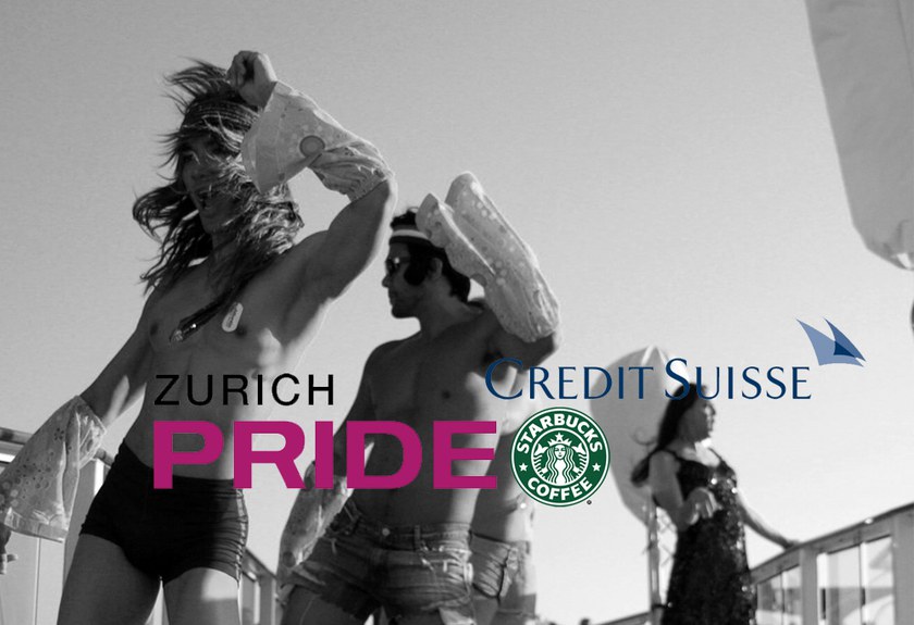 Credit Suisse und Starbucks unterstützen das Zurich Pride Festival