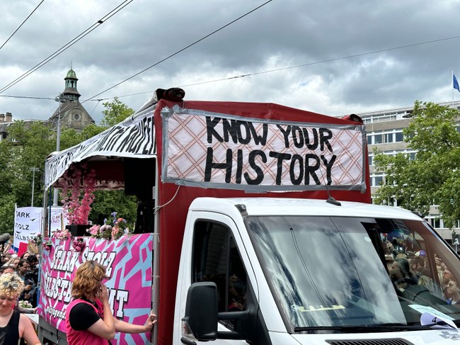 Das Datum für die Zurich Pride 2025 steht...