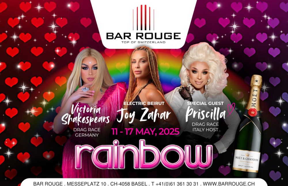 Die Bar Rouge in Basel ist im Eurovision-Fieber...