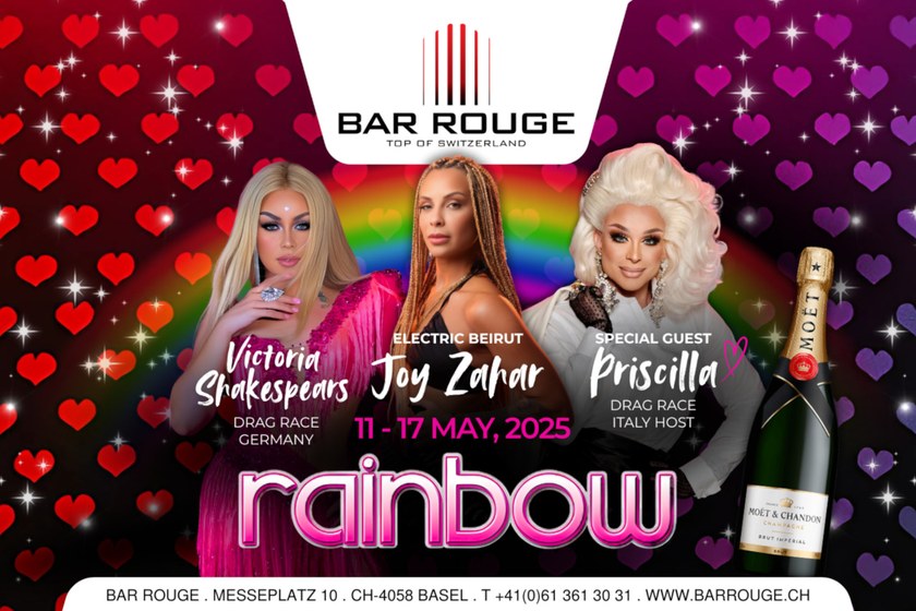 Die Bar Rouge in Basel ist im Eurovision-Fieber...