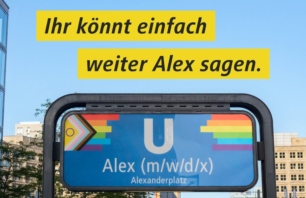 Die Berliner Verkehrsbetriebe und die Stadtreinigung feiern Pride