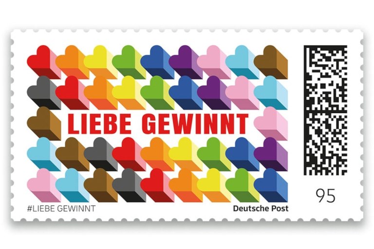 Die Deutsche Post veröffentlicht eine Pride-Briefmarkenserie