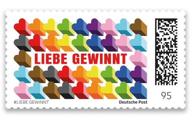 Die Deutsche Post veröffentlicht eine Pride-Briefmarkenserie