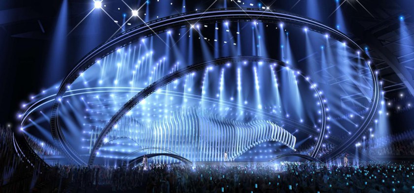 Die ersten Bilder der Eurovision-Bühne sind da