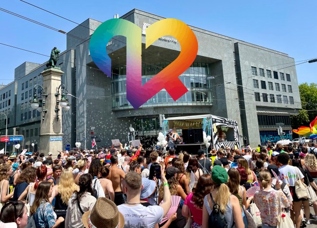 Die Route 2025 der Zurich Pride...