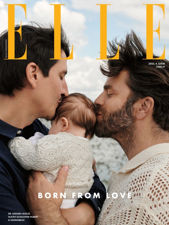 Elle Ungarn zeigt als Protest schwule Regenbogenfamilie auf dem Cover