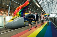 Eurostar rollte zur Pride den Regenbogen-Teppich aus