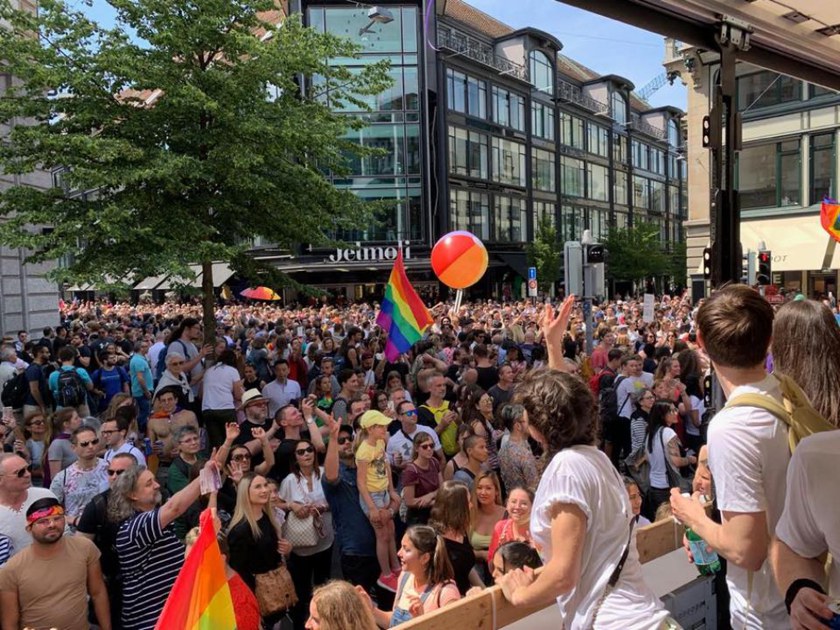 Neuer Besucherrekord an der Jubiläums-Zurich Pride