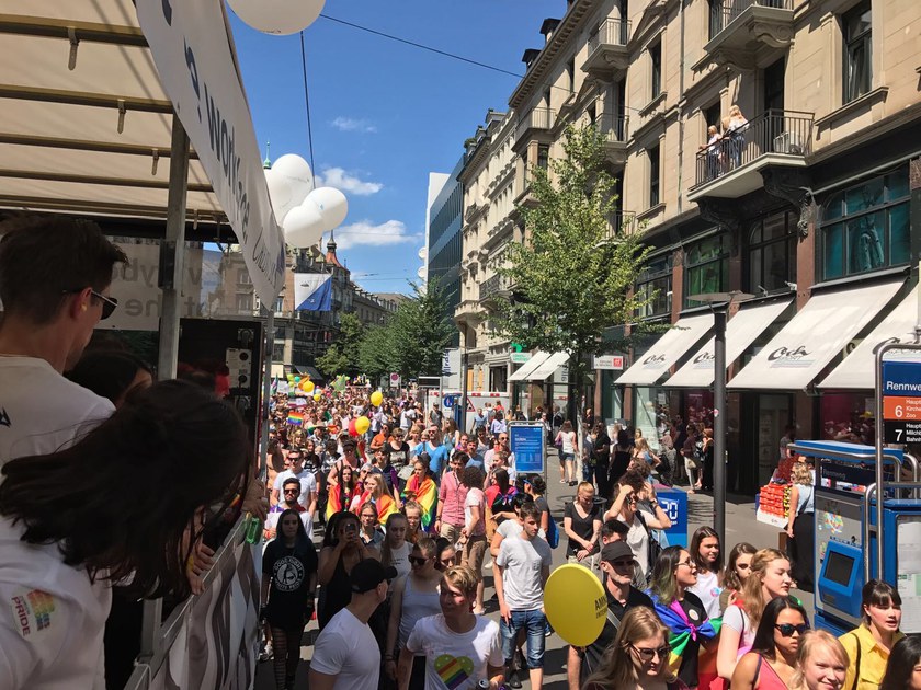 Neuer Besucherrekord an der Zurich Pride