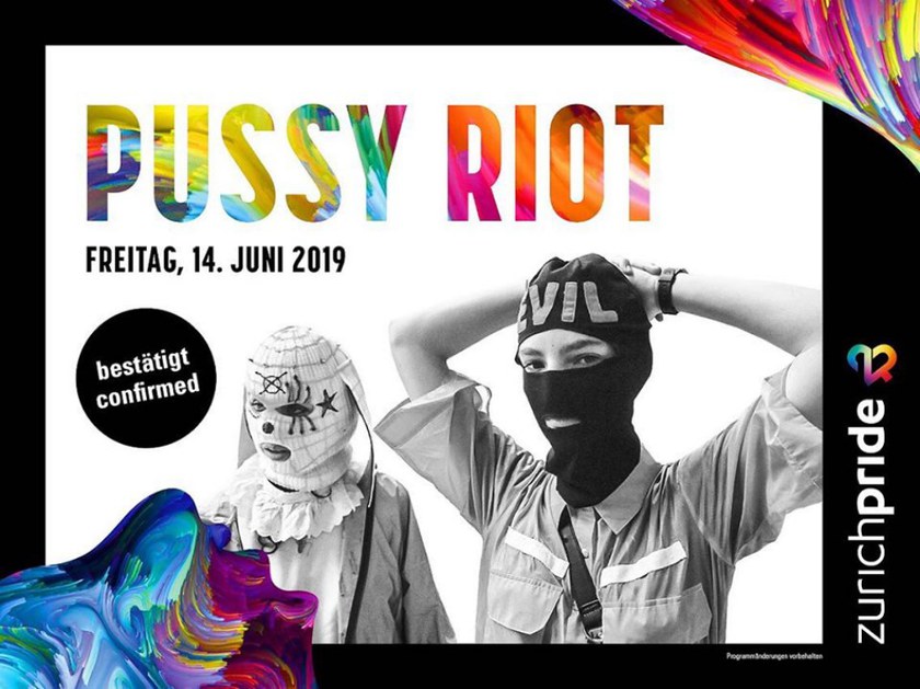 Pussy Riot kommen an die Zurich Pride
