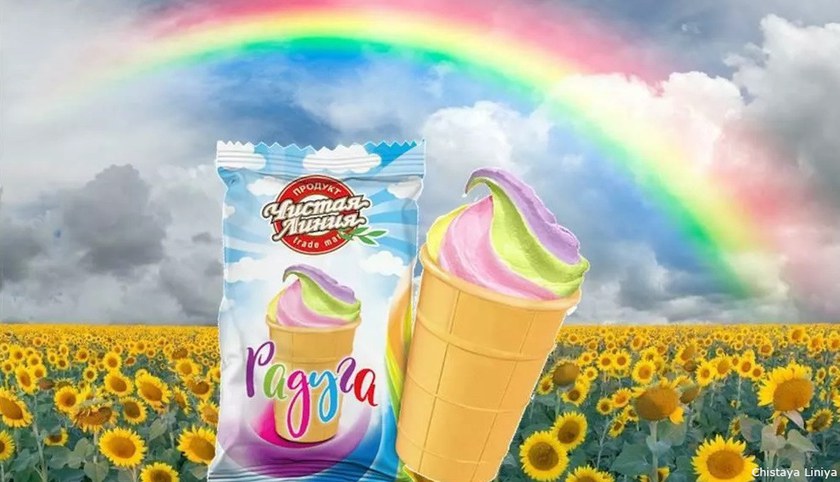 Verstösst diese Rainbow-Glace gegen das russische Gay-Propagandagesetz?