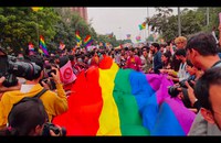Watch: Tausende nahmen an der Delhi Queer Pride teil