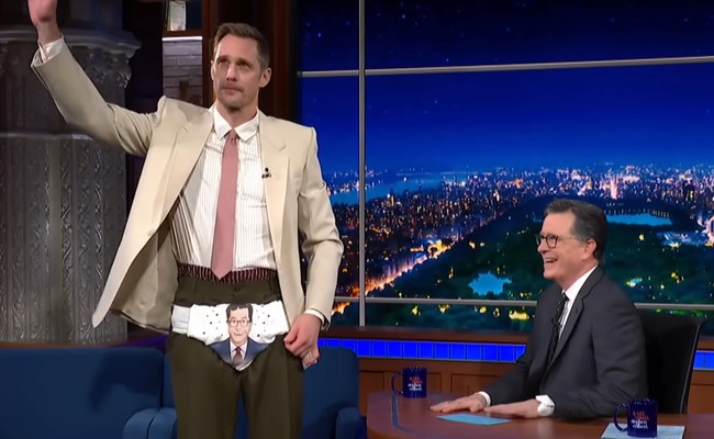 Watch: Alexander Skarsgård stellt seinen kinky Film Pillion vor