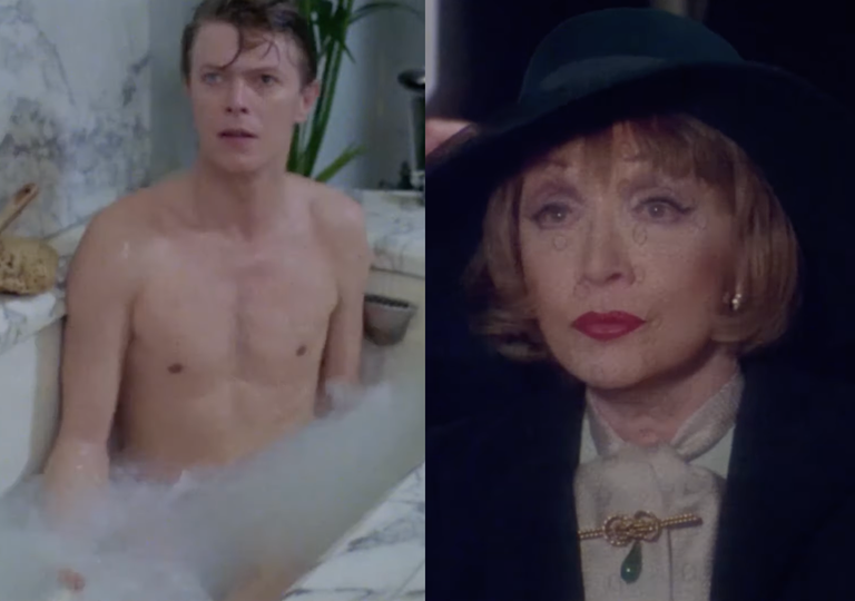 Watch: Als die beiden Queer Ikonen Bowie und Dietrich zusammen vor der Kamera standen