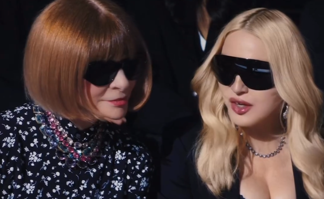 Watch: Anna Wintour is "voguing" with Madonna