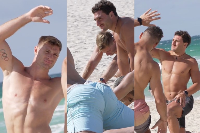 Watch: Argentiniens Rubgy-Team trainiert am Strand...