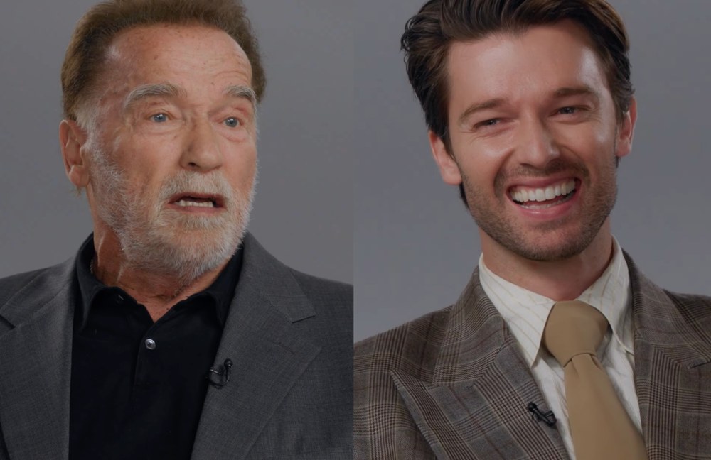 Watch: Arnie über die Nacktszene seines Sohnes: "Your butt sticking out there. And I see the weenie"