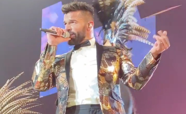 Watch: Attacke gegen Ricky Martin während Konzert in Montenegro