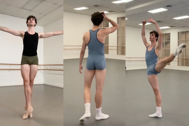 Watch: Ballet Dancer Michael Dadlez erobert die Sozialen Medien