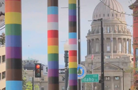 Watch: Boise wird kreativ um Pride-Fahnen-Verbot zu umgehen