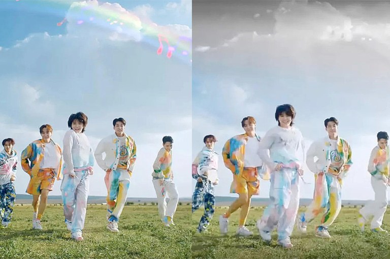 Watch: Der Fanatismus in Russland: Regenbogen wird aus K-Pop-Video entfernt