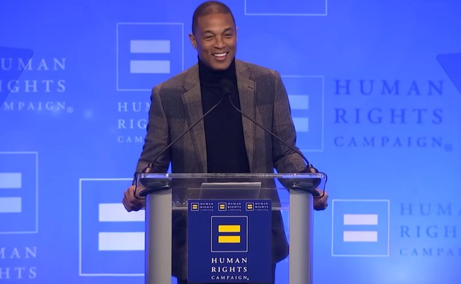 Watch: Don Lemon überrascht mit Auftritt beim Dinner der Human Rights Campaign