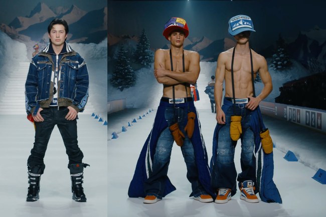 Watch: Dsquared2 holten Heated Rivalry-Star auf den Laufsteg