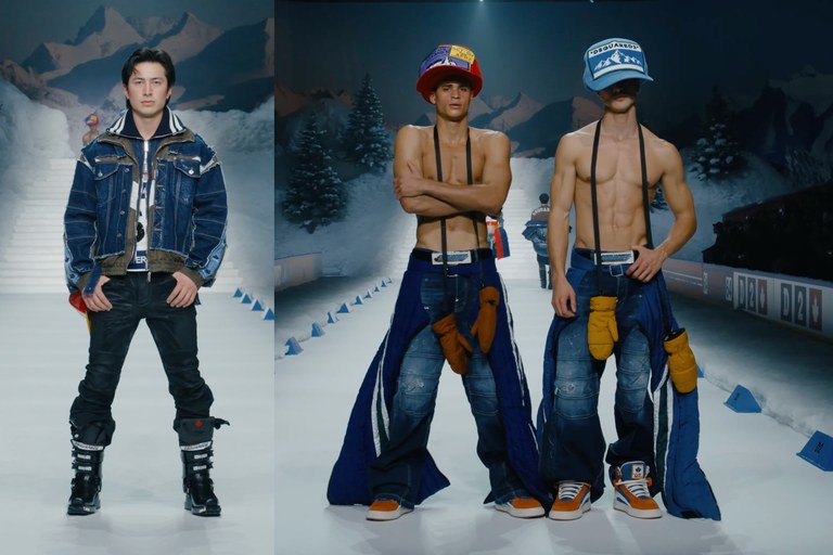 Watch: Dsquared2 holten Heated Rivalry-Star auf den Laufsteg