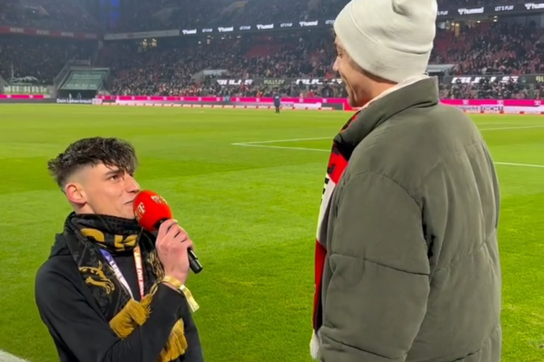 Watch: Ein Heiratsantrag im vollen Fussballstadion des 1. FC Köln