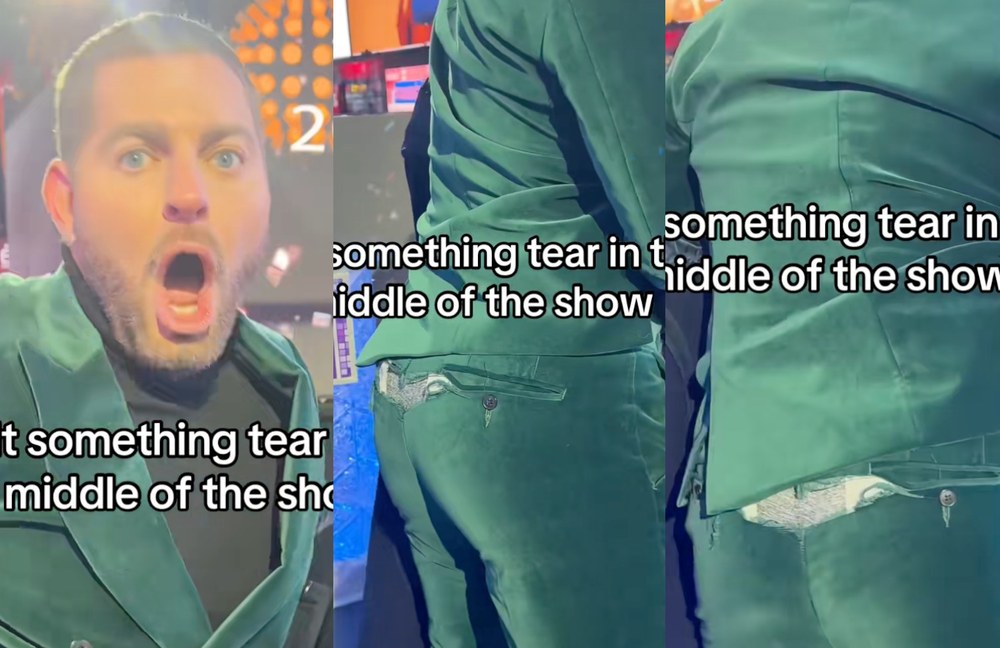 Watch: Ein Kuss & eine "Wardrobe-Malfunction" beim New Yorker 2025/2026-Countdown