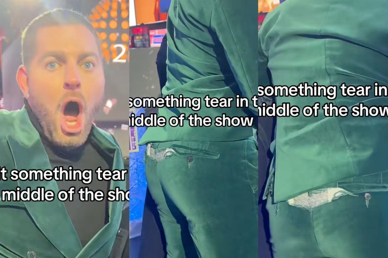 Watch: Ein Kuss & eine "Wardrobe-Malfunction" beim New Yorker 2025/2026-Countdown