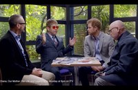 Watch: Elton John erzählt Prince Harry über Princess Diana's Engagement gegen Aids