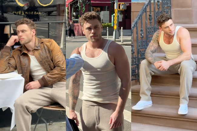 Watch: Gus Kenworthy machts möglich... graue Sweatpants in der Vogue!