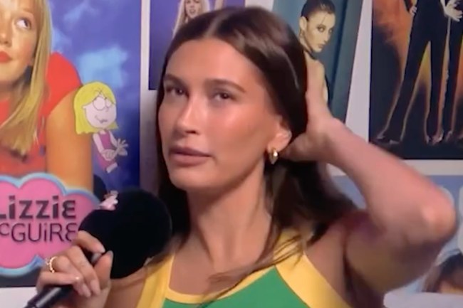 Watch: Hailey Bieber liefert die perfekte Antwort...