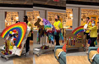 Watch: IKEA-Mitarbeitende feiern ihre eigene Laden-Pride...