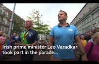 Watch: Irischer Premier an Belfast Pride