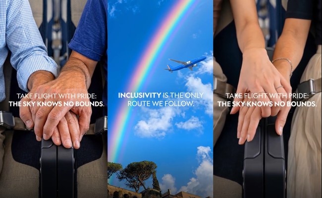Watch: Italiens Fluggesellschaft sorgt für queere Sichtbarkeit zum Pride Month