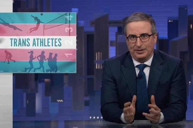 Watch: John Oliver über trans Athlet:innen