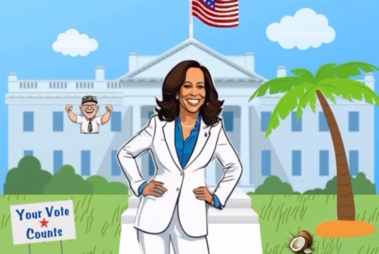 Watch: Kamala Harris bekam das "The Nanny Treatment"