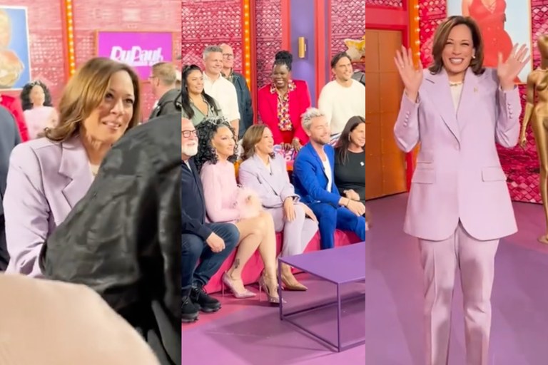 Watch: Kamala Harris besucht RuPauls Drag Race