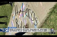 Watch: Lehrerin überschreibt Pride Flags mit Hetero Rules
