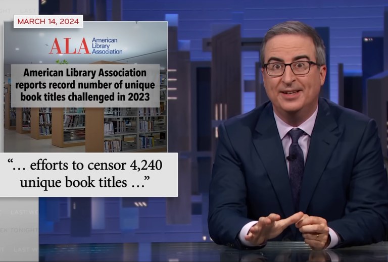 Watch: Libraries - Last Week Tonight With John Oliver