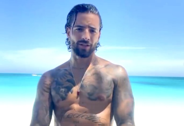 Watch: Maluma und sein Sixpack machen Ferien in Europa