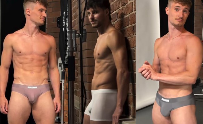 Watch: Olympia-Turmspringer stellt seinen eigenen Underwear Brand vor