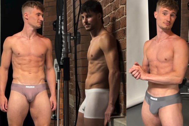 Watch: Olympia-Turmspringer stellt seinen eigenen Underwear Brand vor