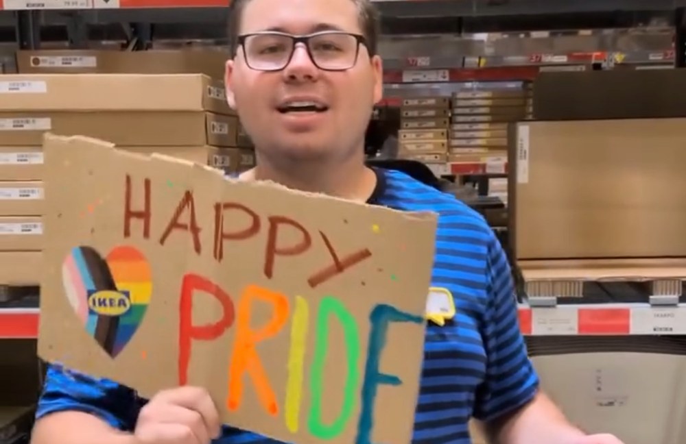 Watch: Pride Schilder kreieren mit Ikea