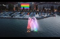 Watch: Zürichs neue Sehenswürdigkeit zur Pride