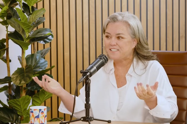 Watch: Rosie O'Donnell darüber, weshalb sie sich nicht unterkriegen lässt