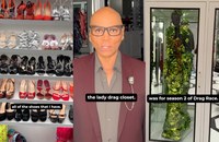 Watch: RuPaul öffnet seinen Kleiderschrank